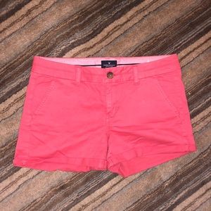 Pink/Red American Eagle Shorts